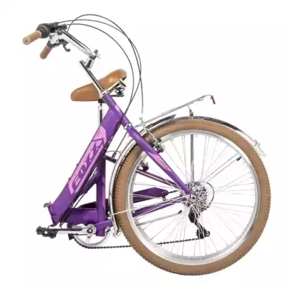 Велосипед FOXX 24" складной, SHIFT, фиолетовый